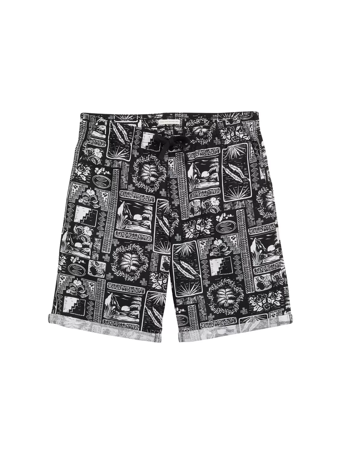 relaxed linen beach shorts