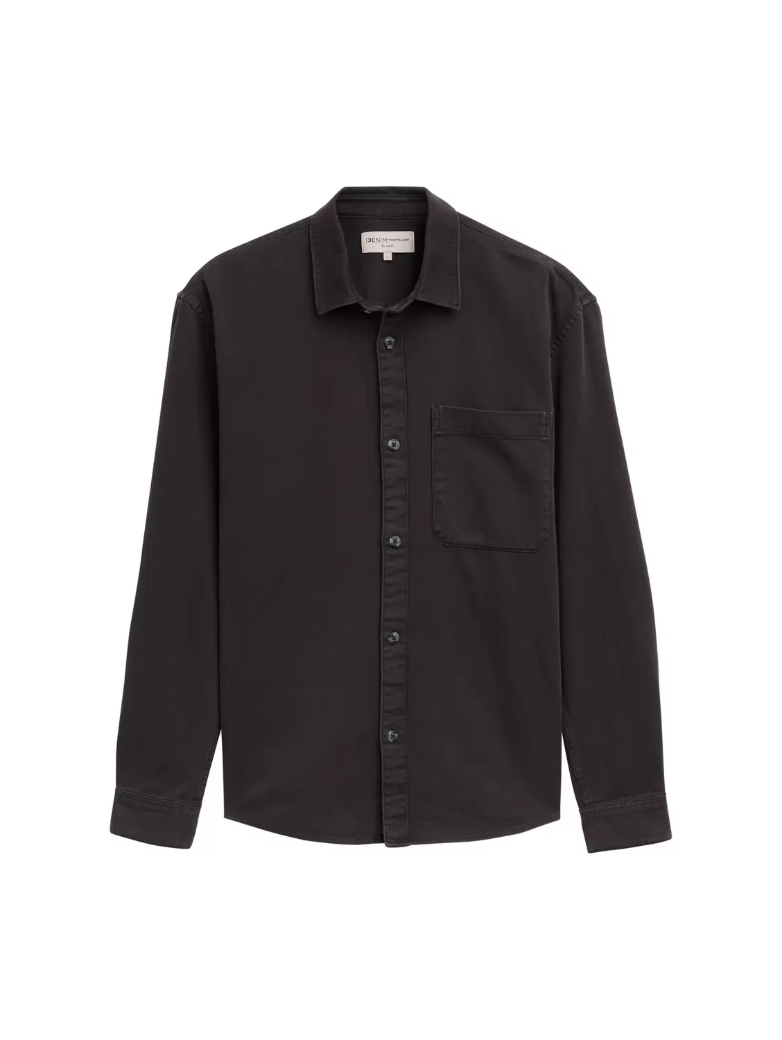 XXL relaxed garment dye shirt male