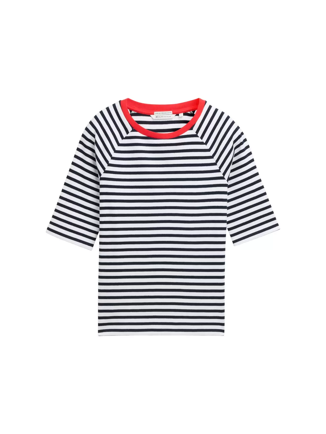 Striped raglan T-shirt female