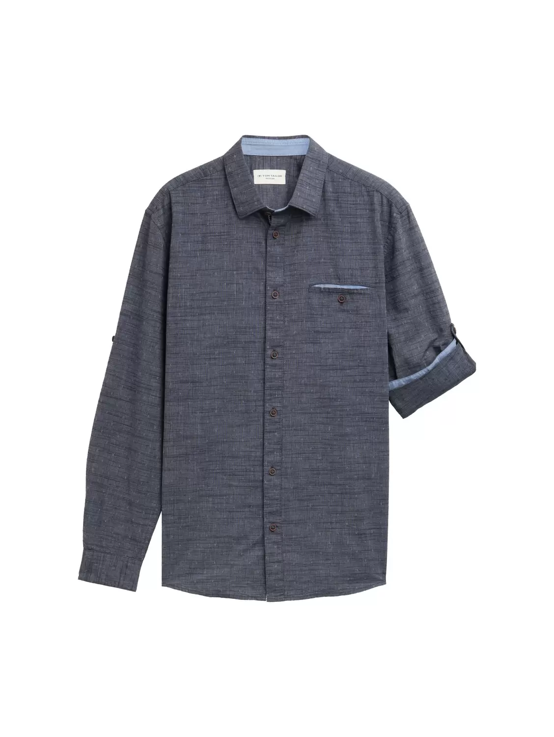 structured slubyarn shirt
