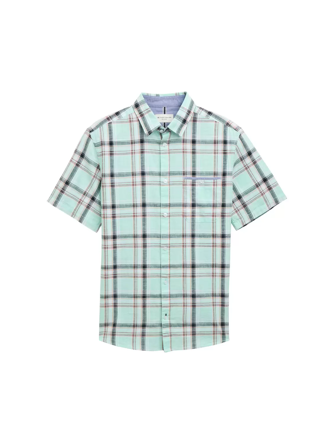 checked slubyarn shirt