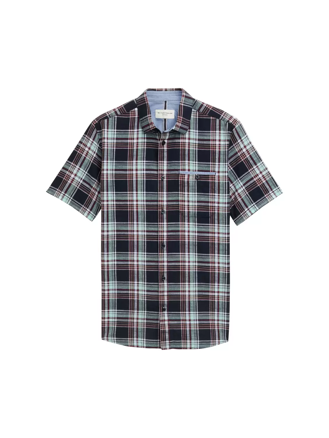 checked slubyarn shirt