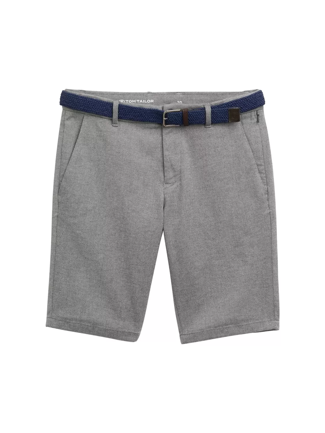 Stretch Slim Chino Shorts mit Gürtel
