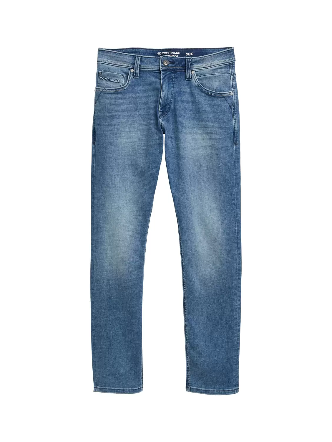 TTJosh regular - 10119/Used Mid Stone Blue Denim