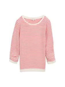 Sweatshirt mit Streifenmuster