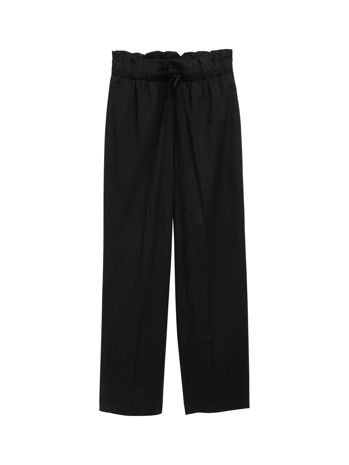 XS paperbag wide leg pants female