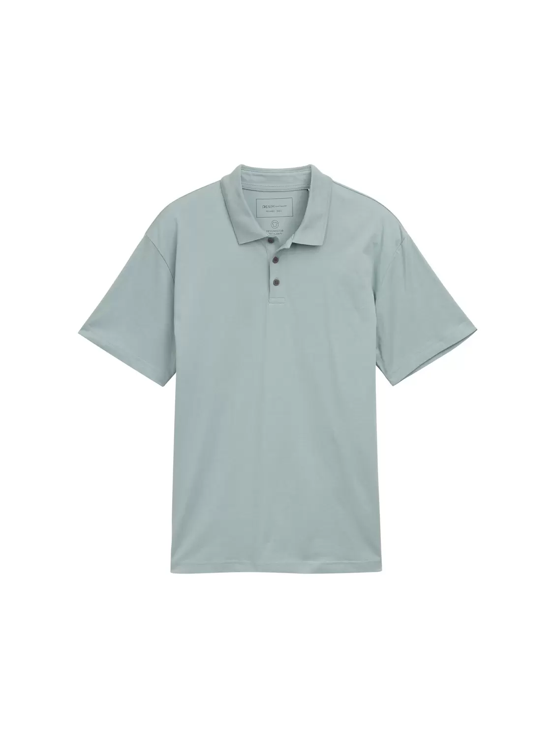 relaxed jersey polo