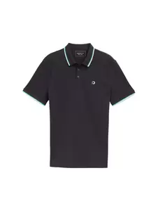 Piqué Poloshirt mit Logo-Print