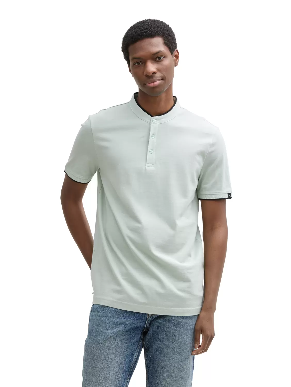 stand up collar polo