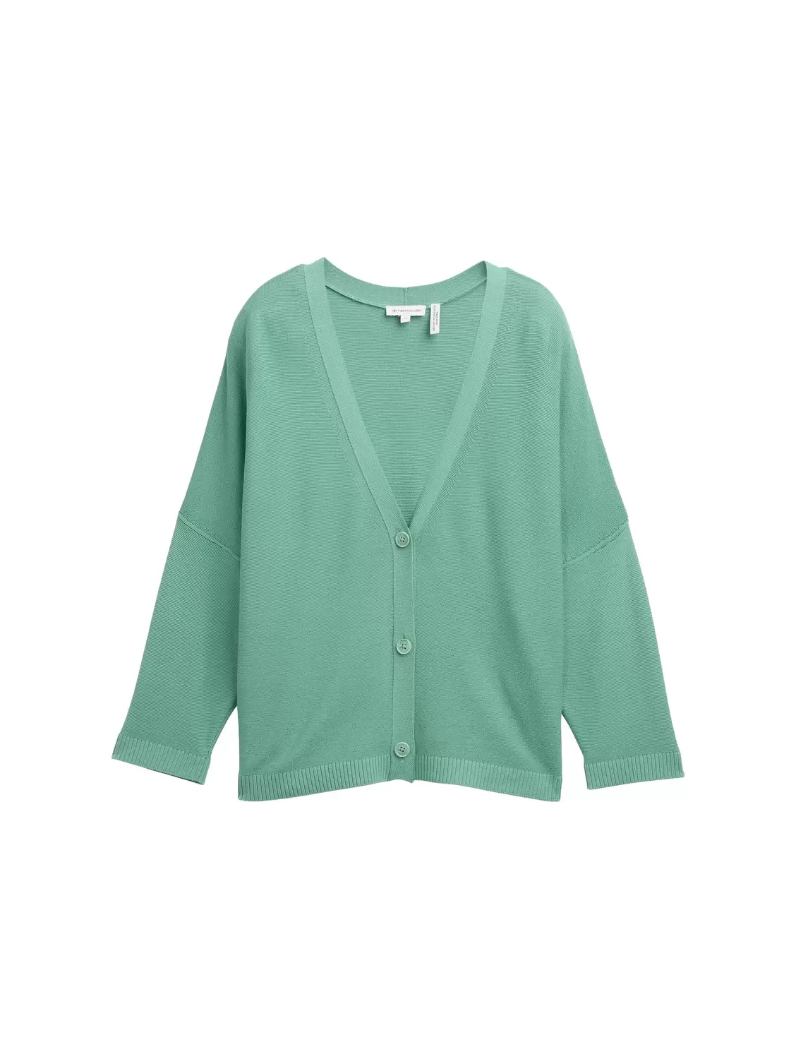 knit cardigan with placket