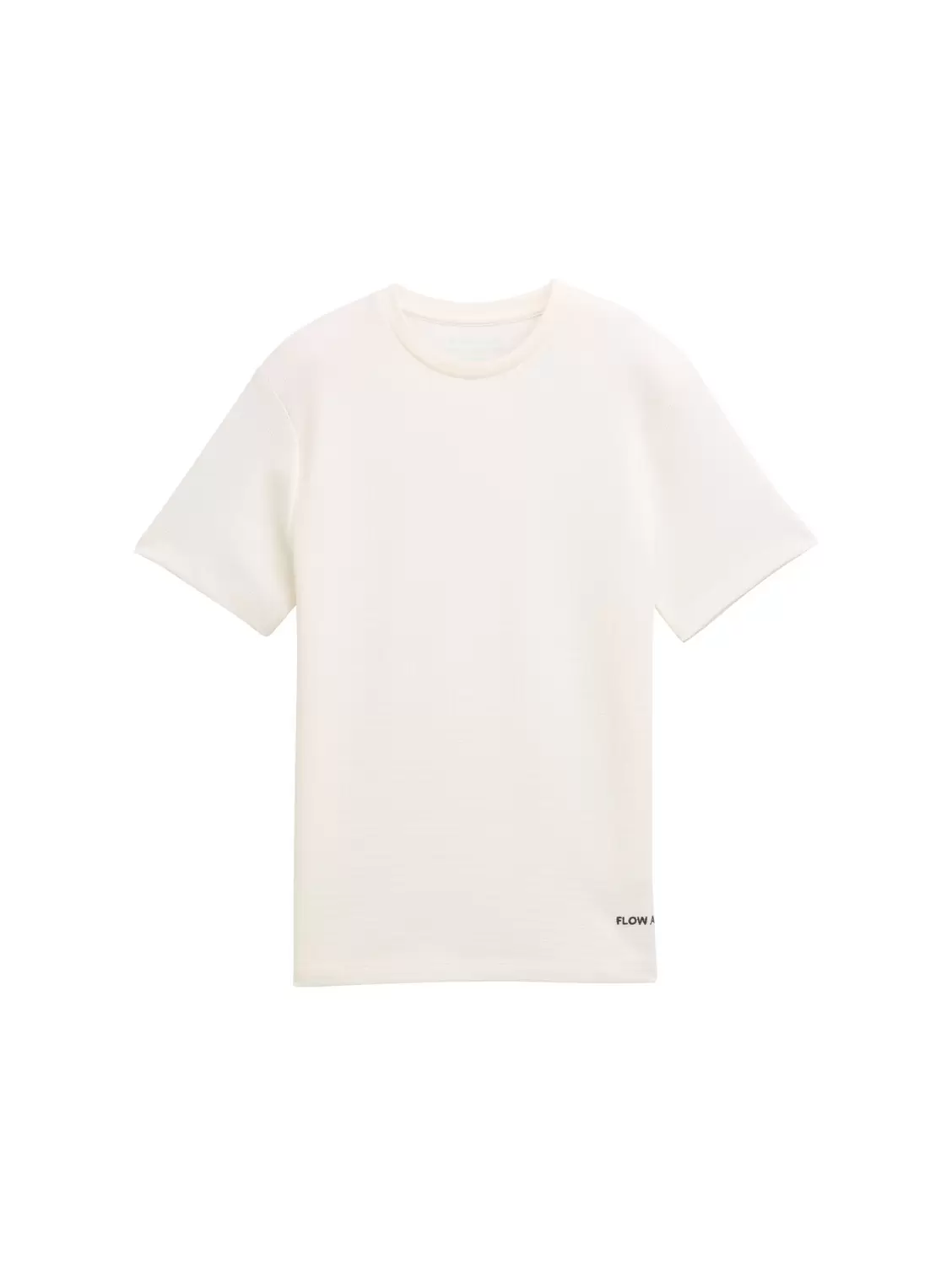 T-Shirt mit Waffelstruktur
