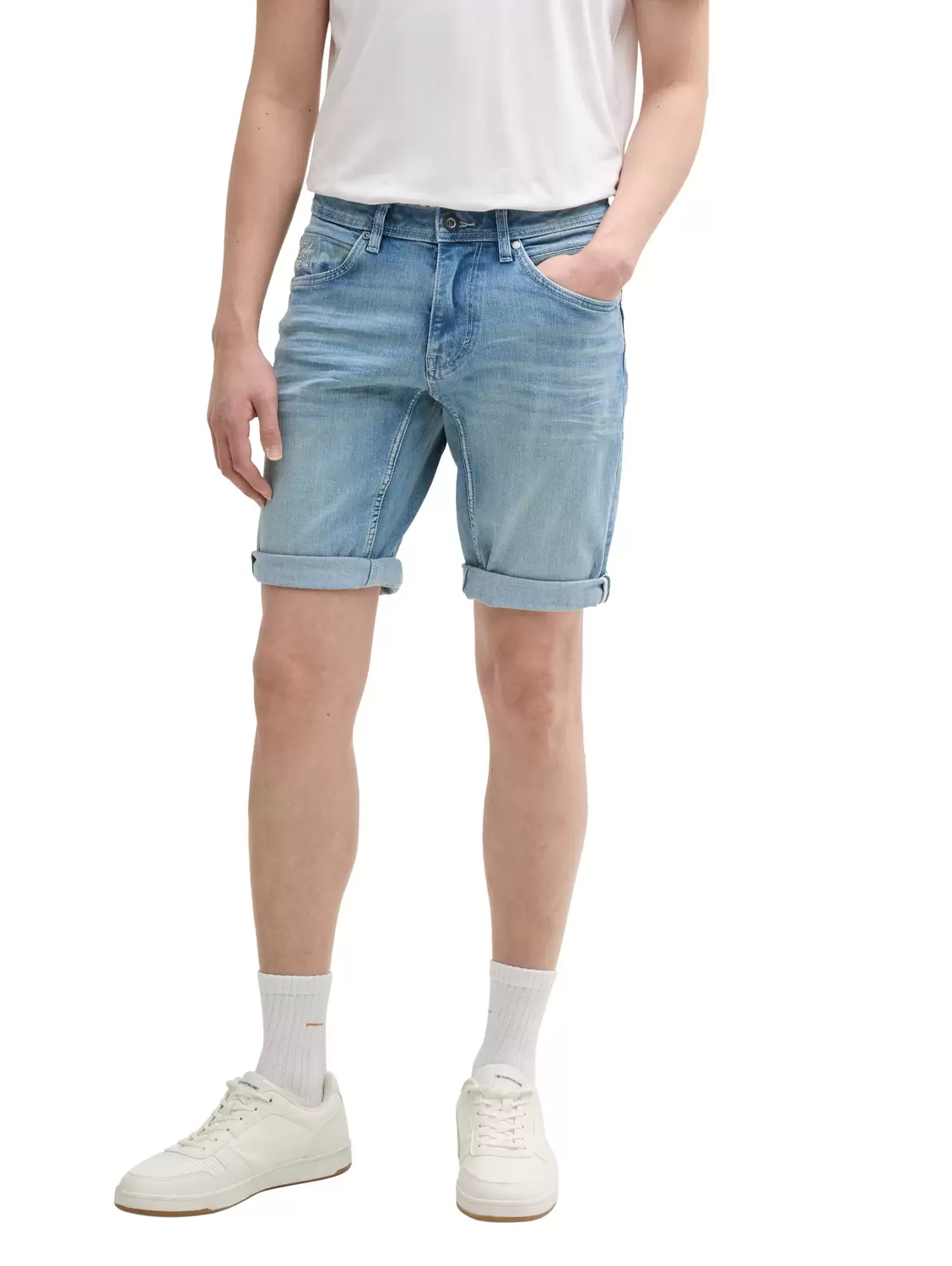 TTJOSH regular shorts - 10118/Used Light Stone Blu
