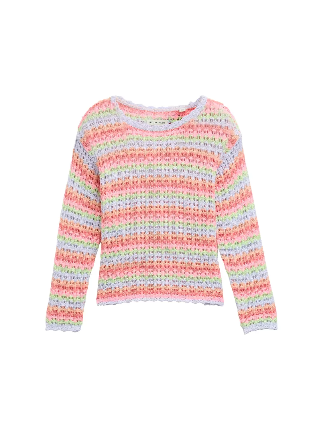 Oversized Pullover mit Streifenmuster