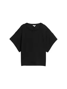 Loose Fit Crinkle T-Shirt