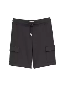 relaxed cargo sweatshorts - 29476/coal grey