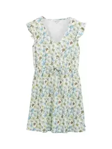 Mini-Kleid mit Muster