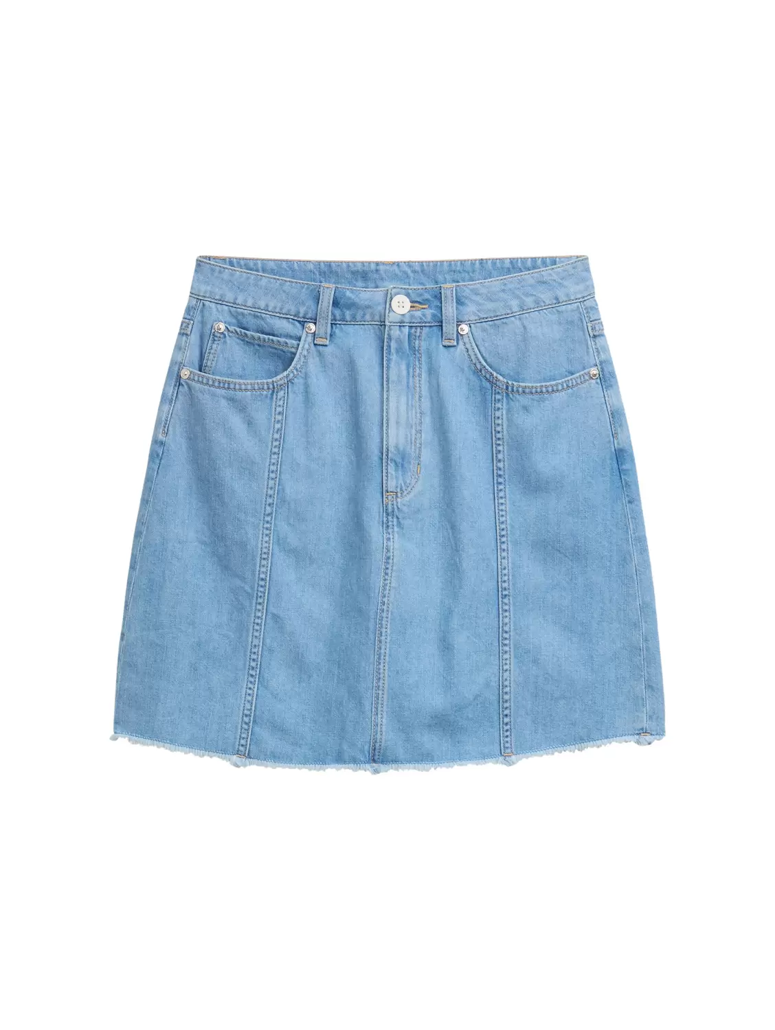 mini denim skirt