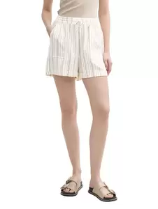 Relaxed Shorts mit Leinenanteil