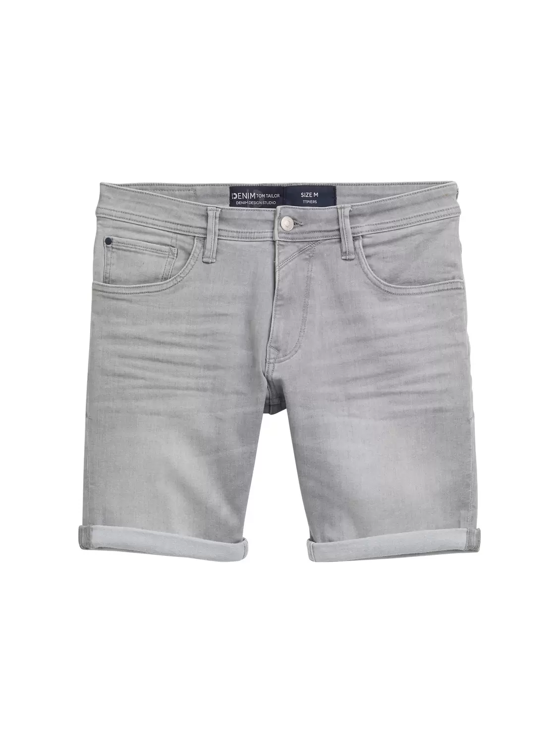 TTPIERS SLIM shorts - 10219/used mid stone grey de