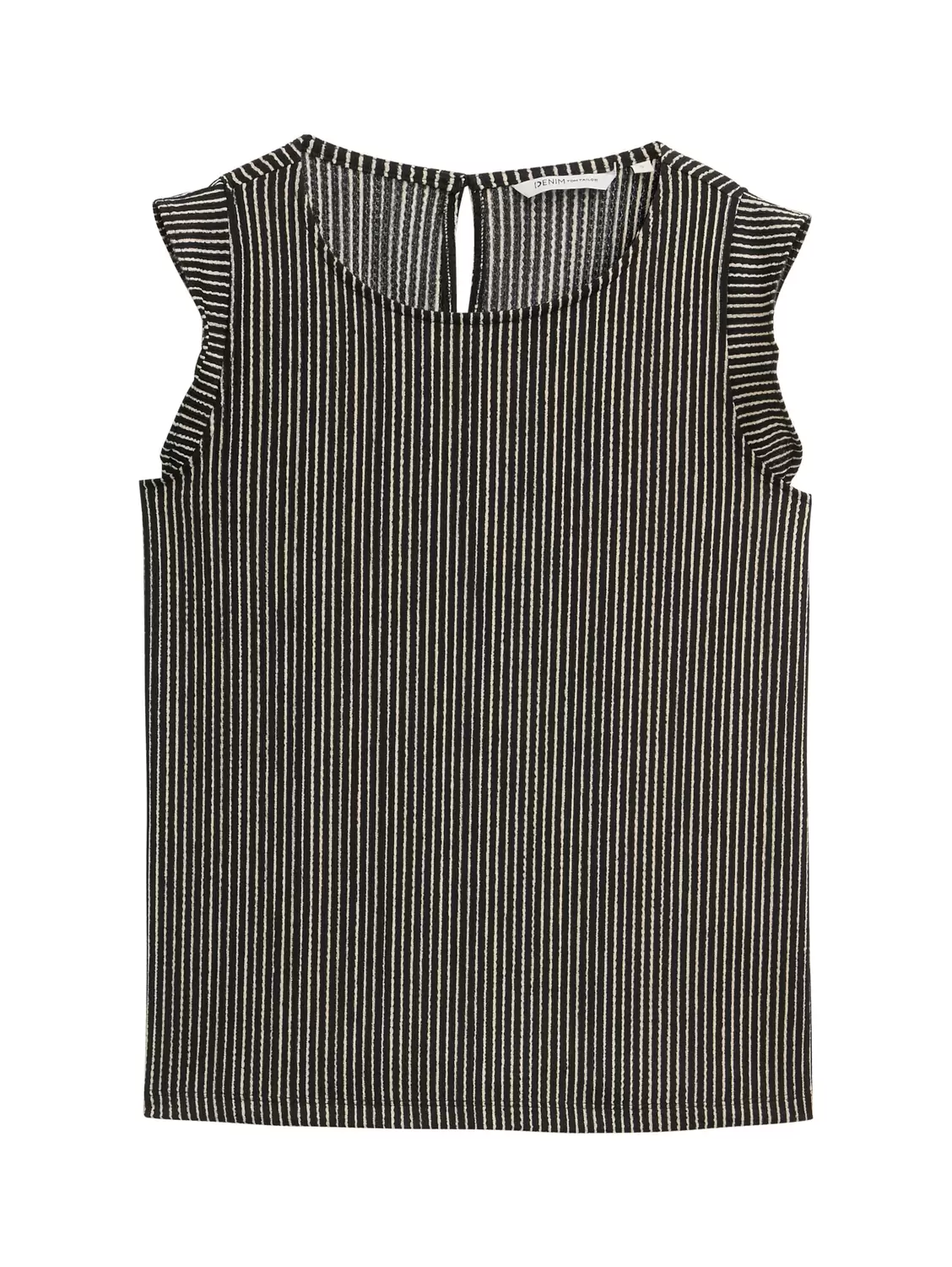 Top with volant sleeves female