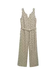 Jumpsuit mit Leinenanteil