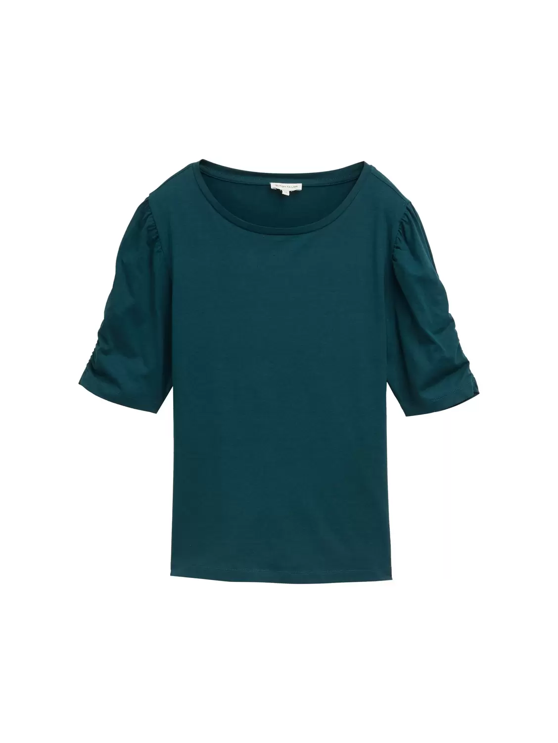 T-Shirt mit Raffärmeln