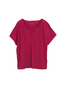 T-Shirt mit Falten-Details
