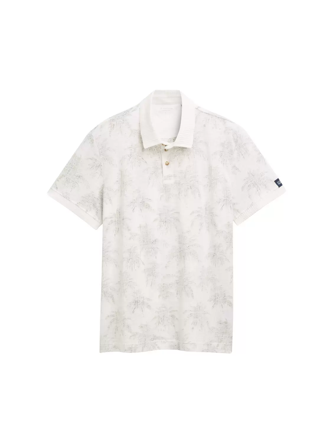 allover printed polo