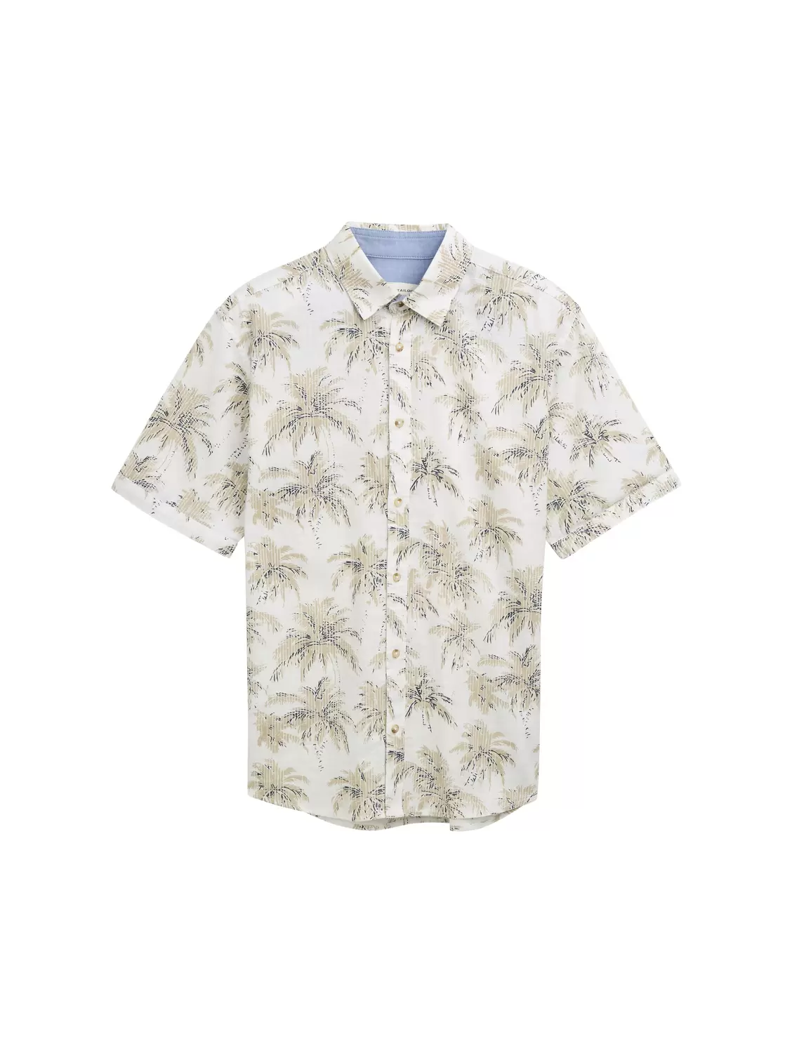 Regular Fit Kurzarmhemd mit Palmen-Print