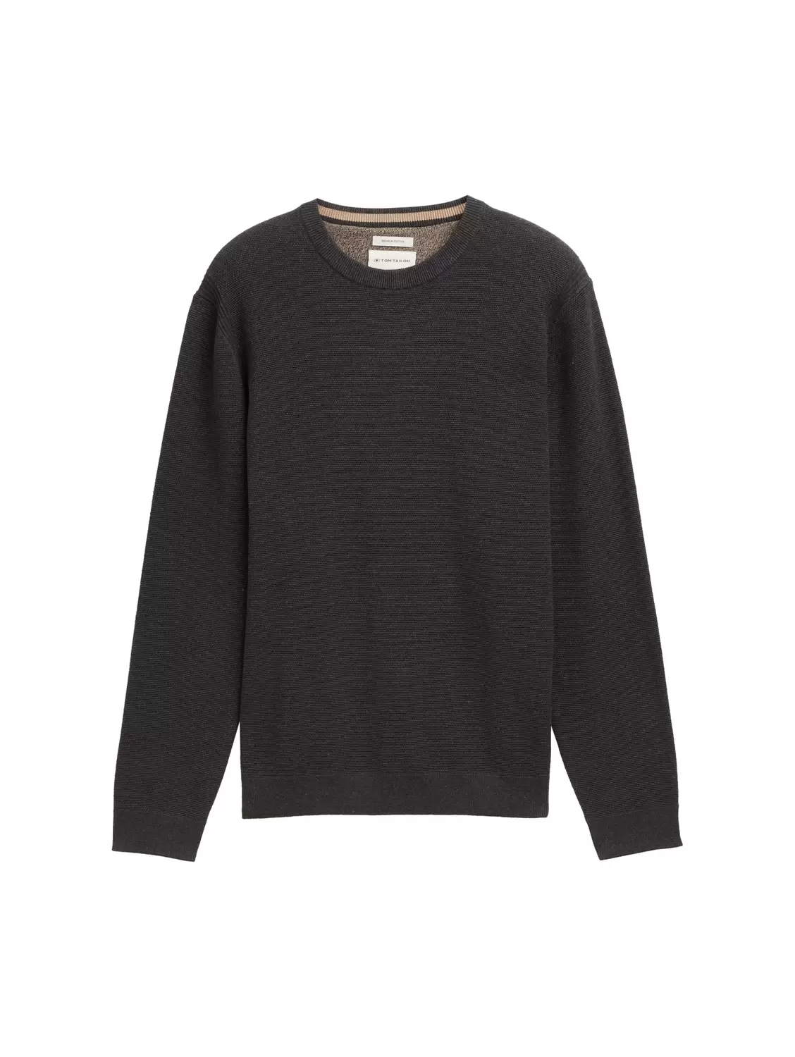 structured crewneck knit