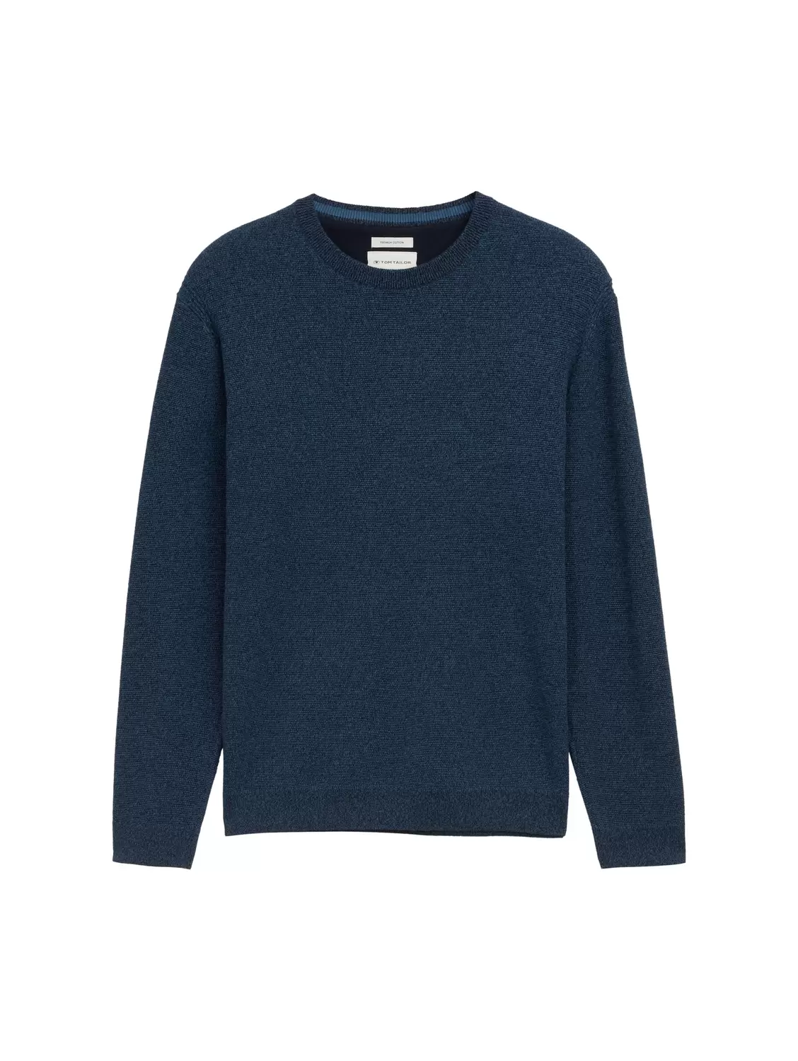 structured crewneck knit