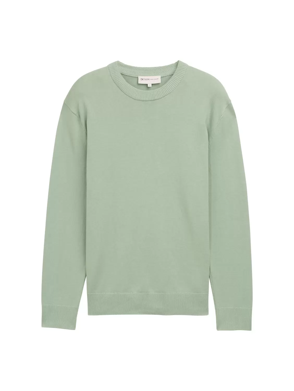 Basic Strickpullover aus Baumwolle