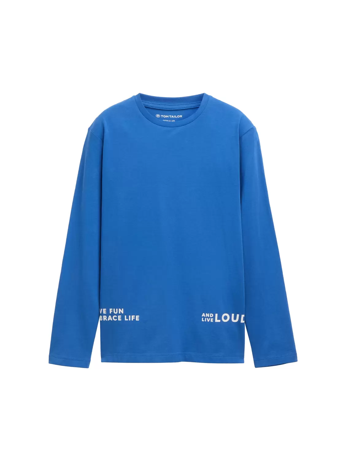 Langarmshirt mit Text-Print