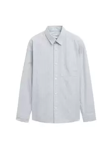 Regular Fit Hemd mit Streifenmuster