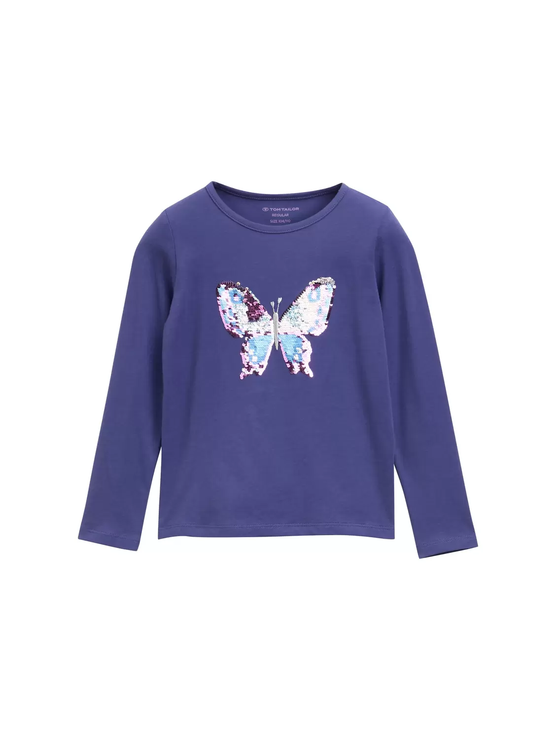 Langarmshirt mit Wendepailletten