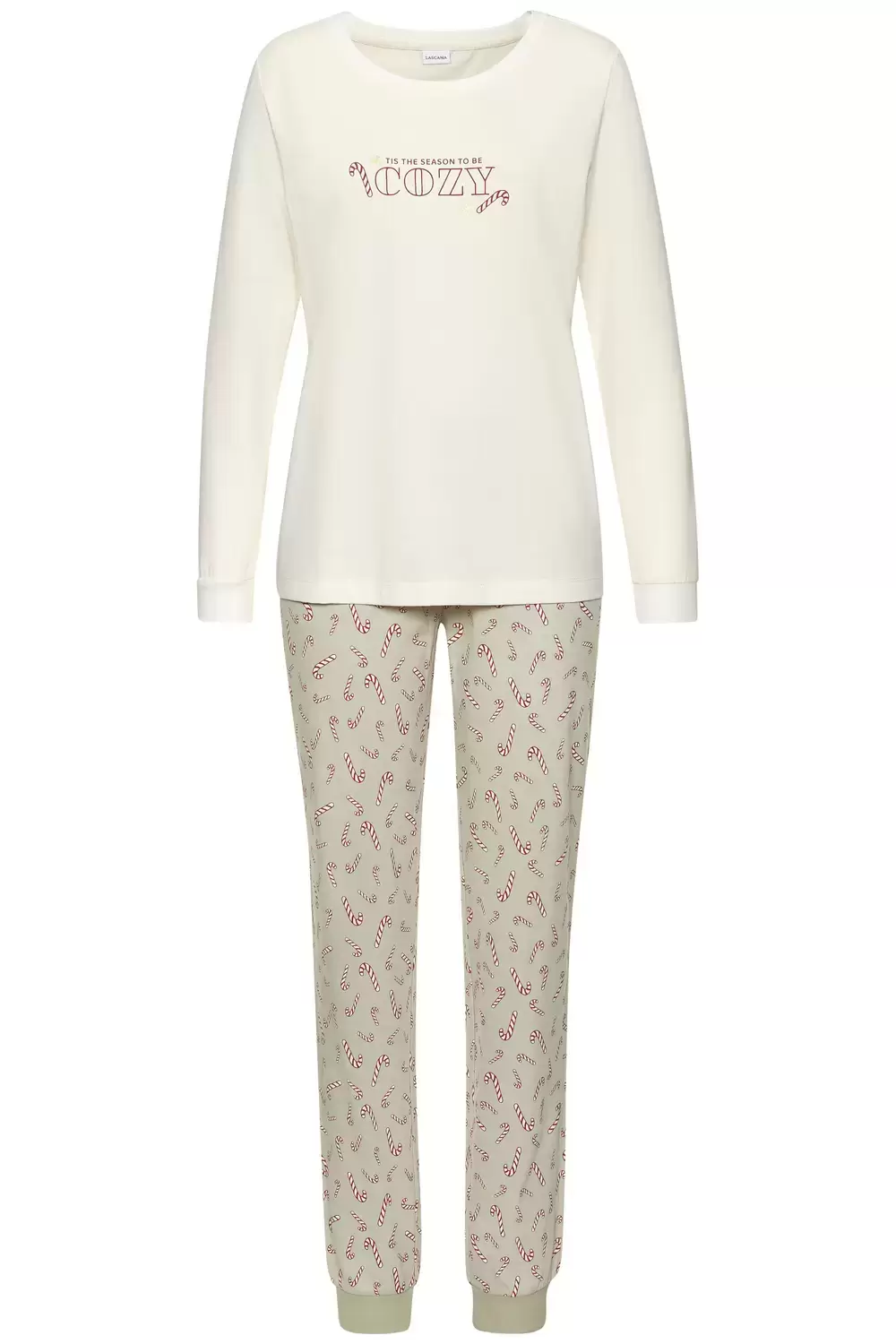 LASCANA LAS XMas solid PJ