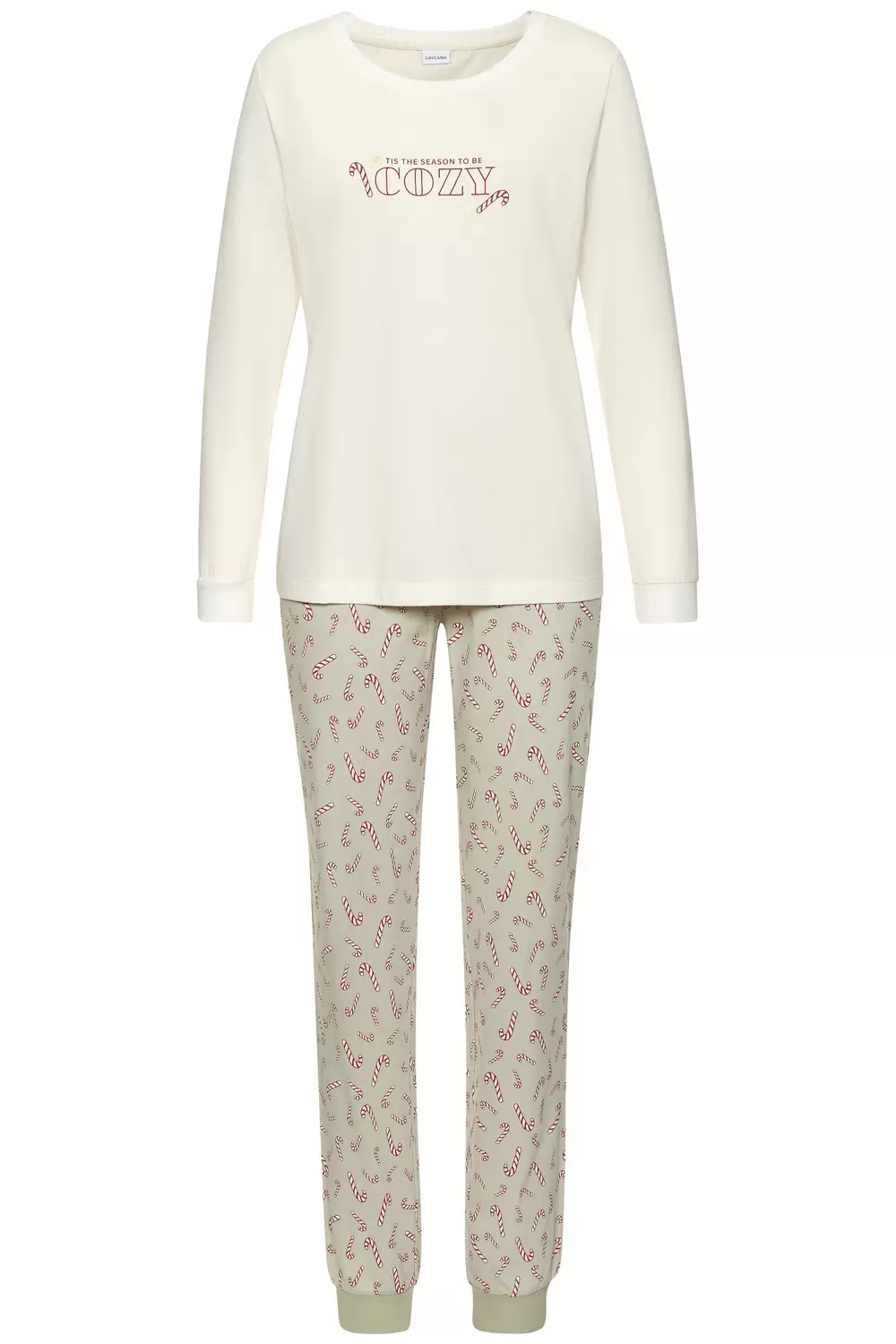 LASCANA LAS XMas solid PJ