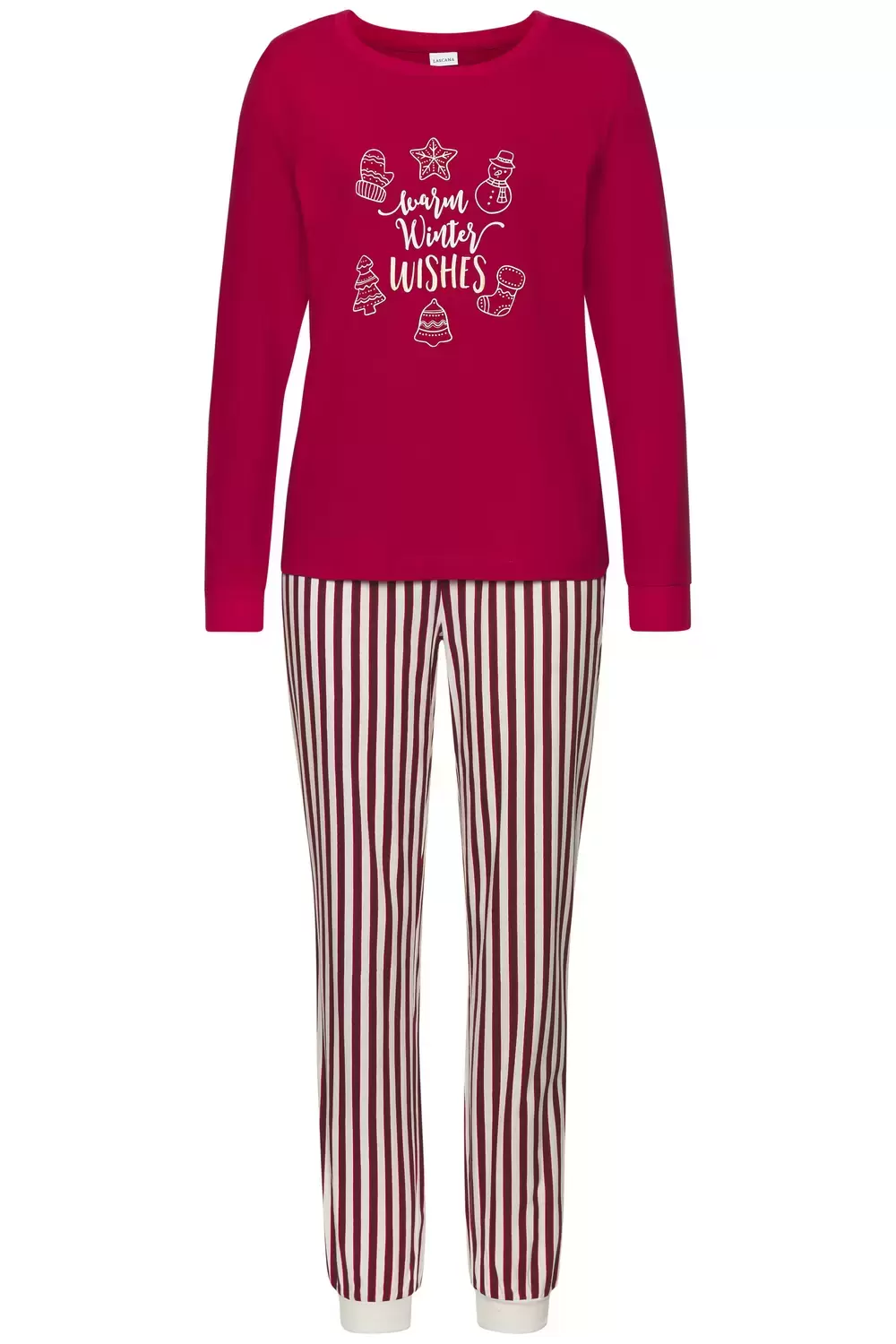 LASCANA LAS XMas solid PJ