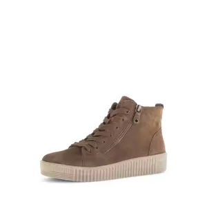 Sneaker high Rauleder braun