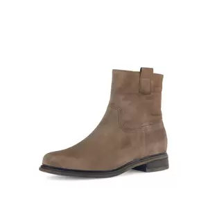 elegante Stiefeletten Rauleder braun