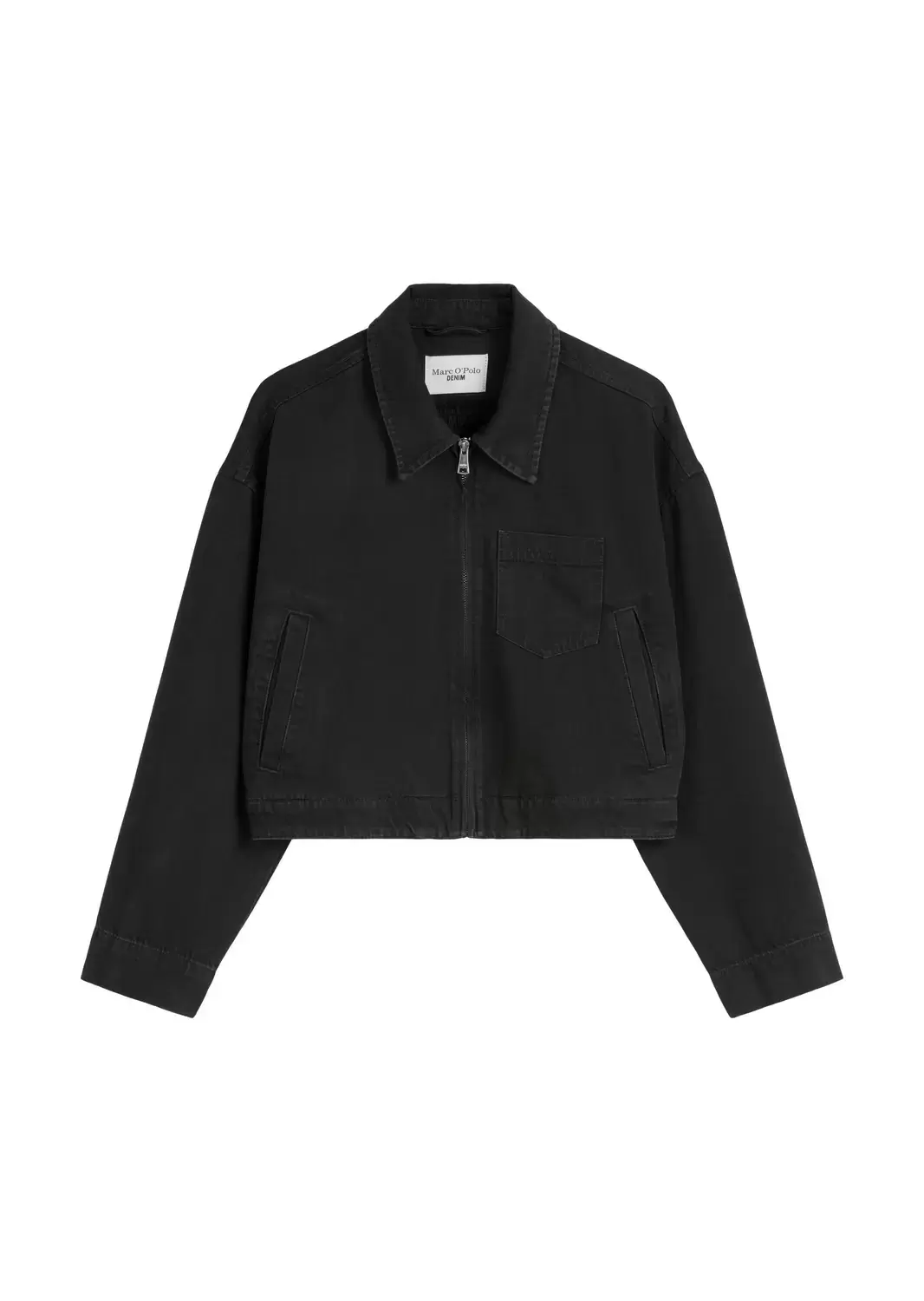 Kurze Denim-Jacke oversized