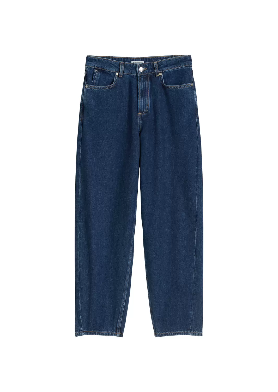 Denim Trousers, High Waist, Barrel female