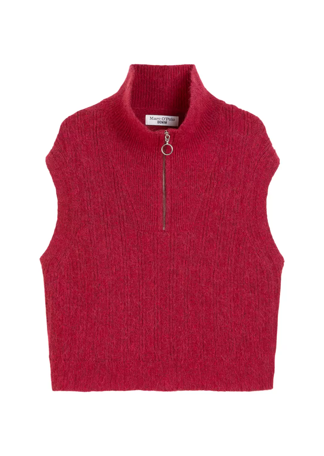Knit Pullunder, Sleeveless, Zipper female