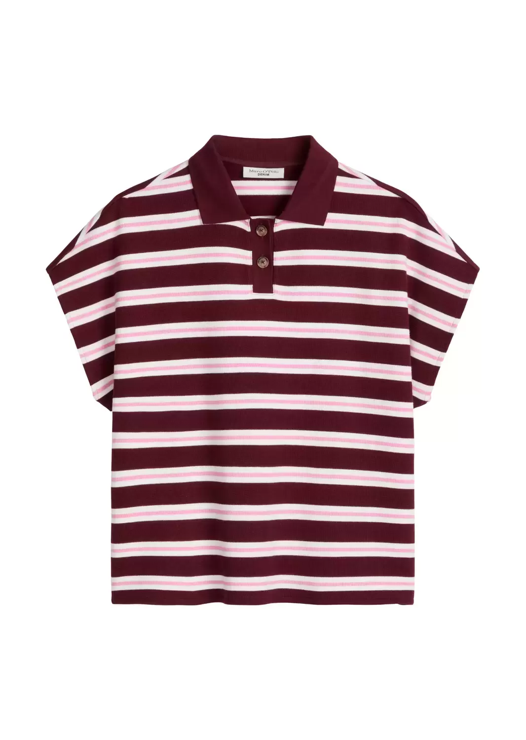 Gestreiftes Poloshirt wide