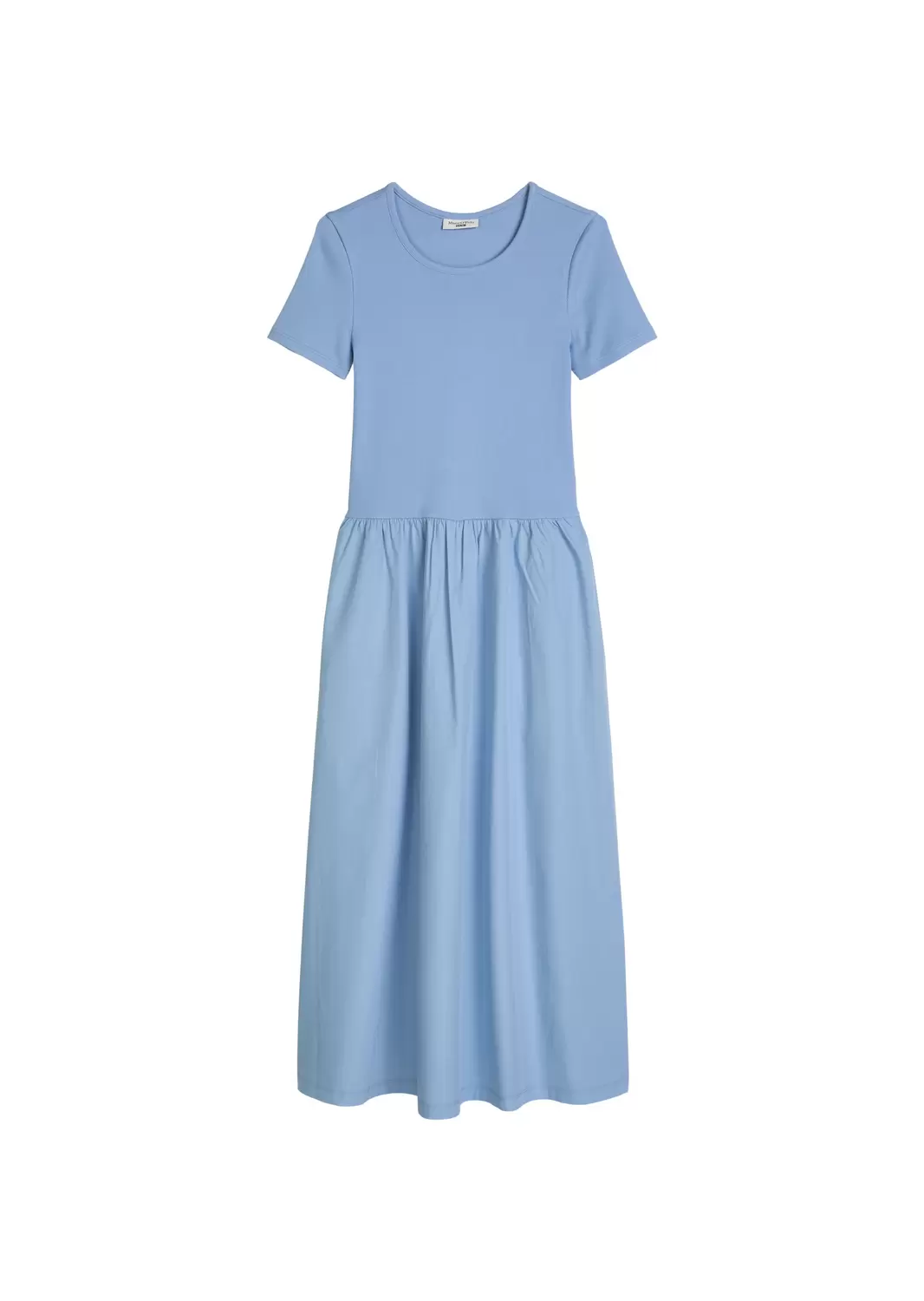 Jersey Dresse, SSL, C-neck, Woven V female