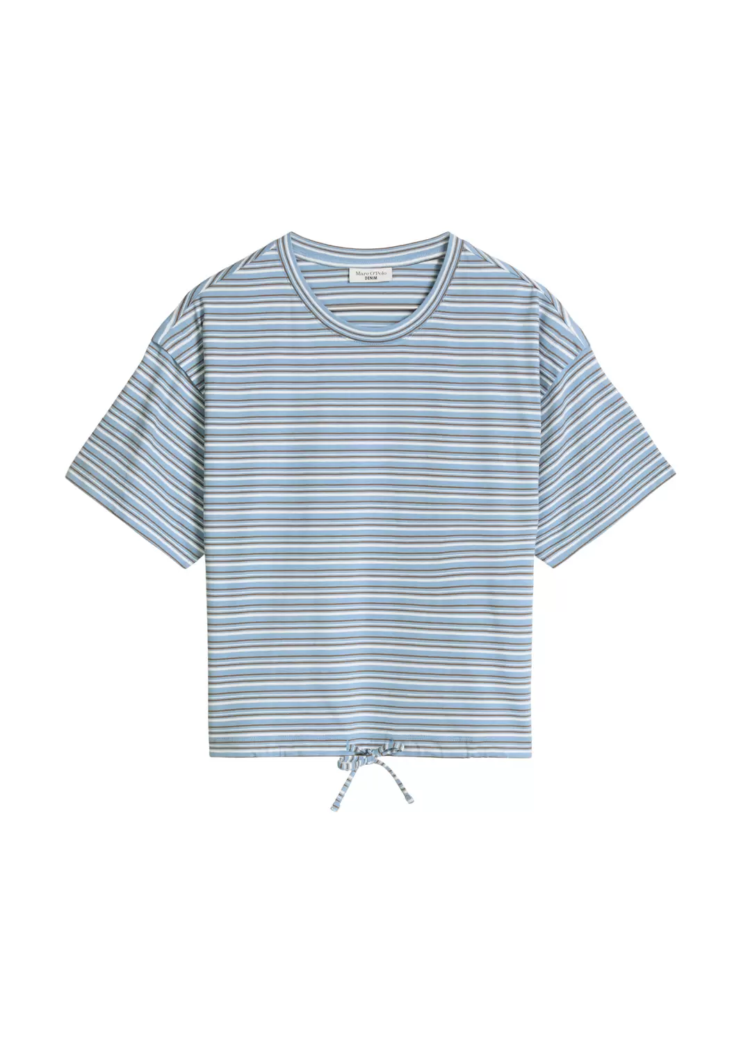T-Shirt, SSL, Crewneck, Tie Detail feale