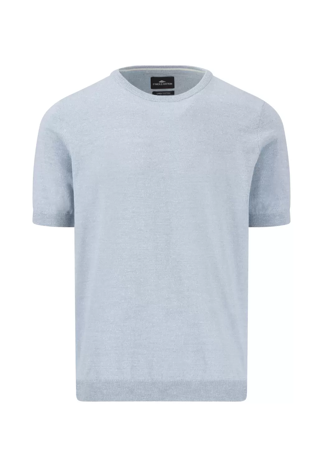 Halbarm-Pullover aus Baumwoll-Leinen-Mix