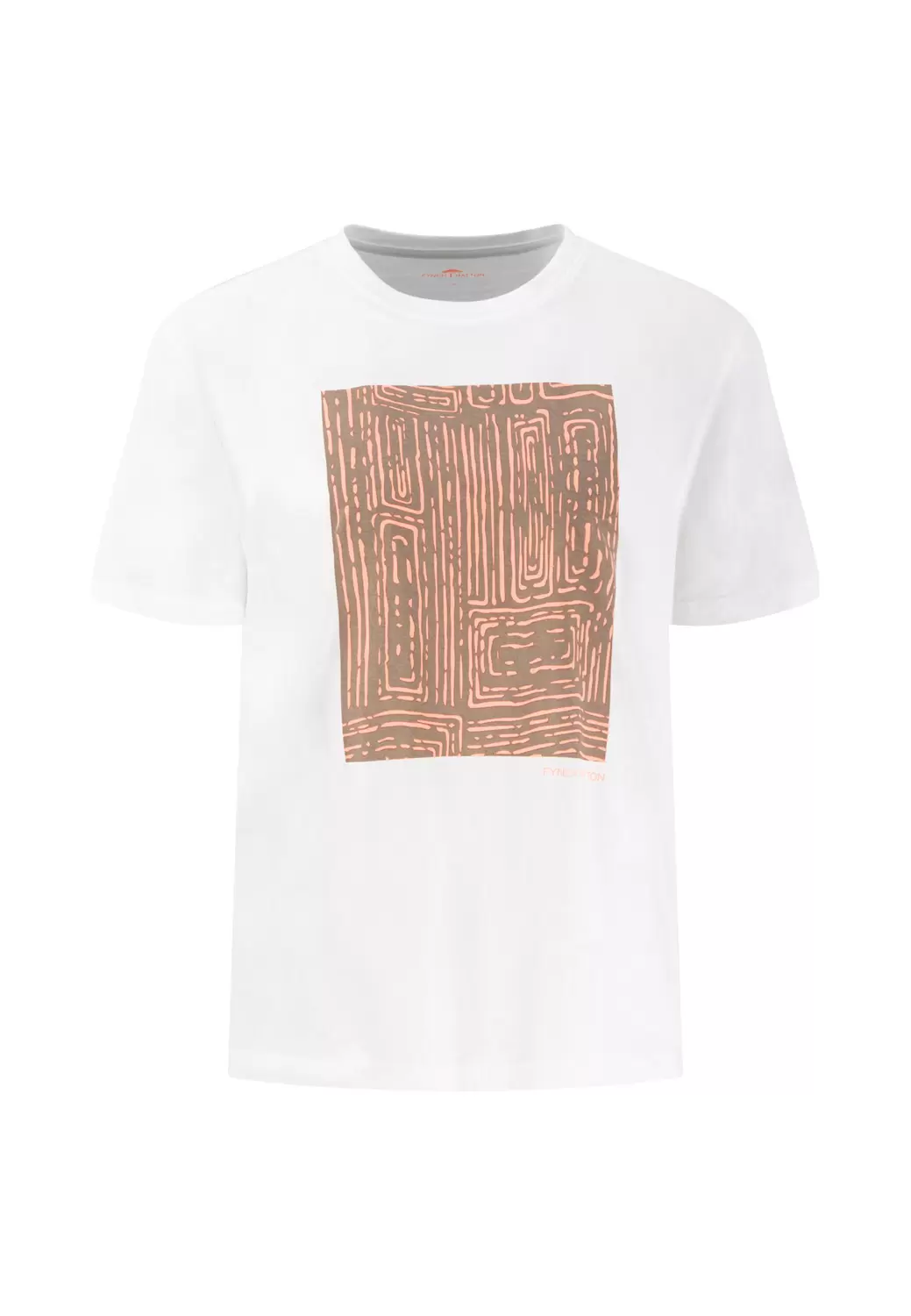 T-SHIRT CHESTPRINT BLURRY SQUARE female