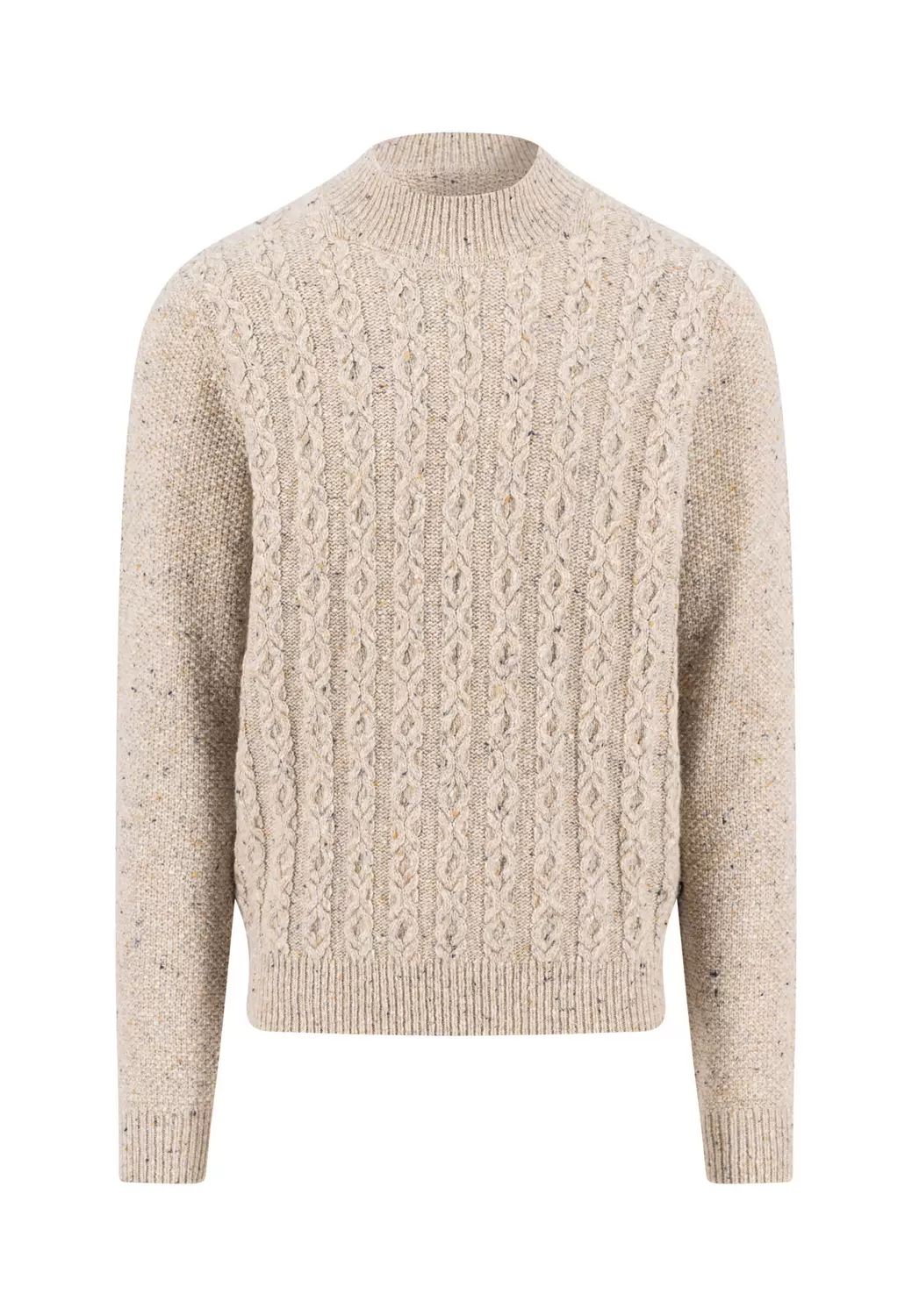 Mock-Neck, cable, Donegal*RWS