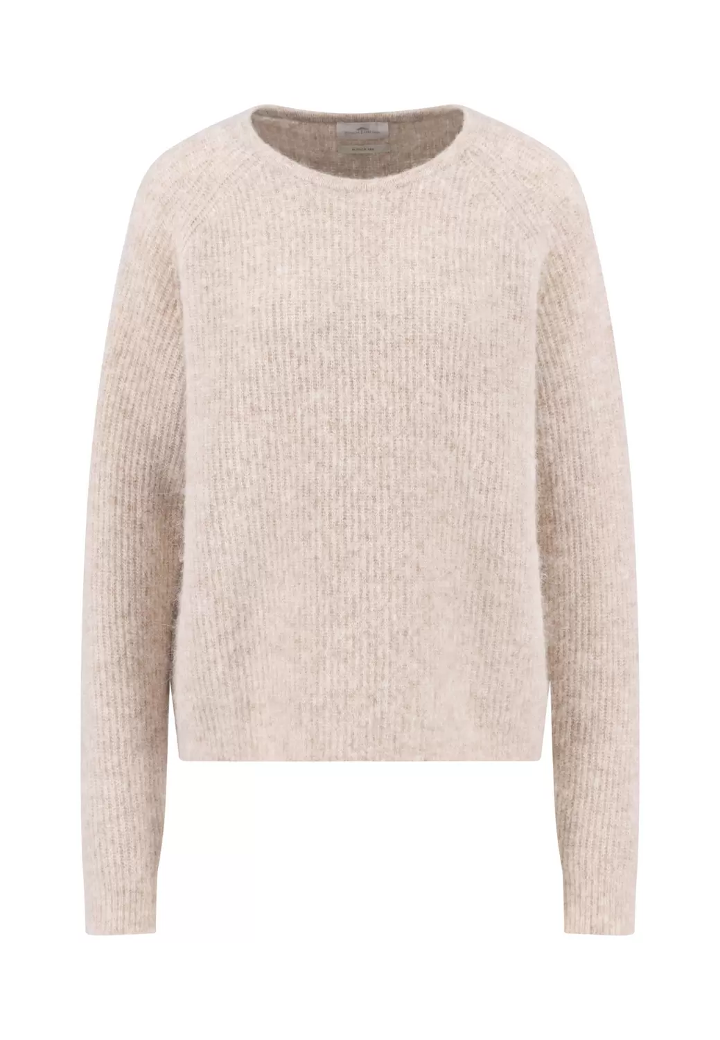 PULLOVER O-NECK HAIRY YARN *RWS